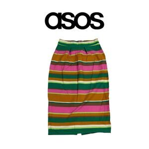 50. ASOS Multi-Color Pencil Skirt. Sz 0